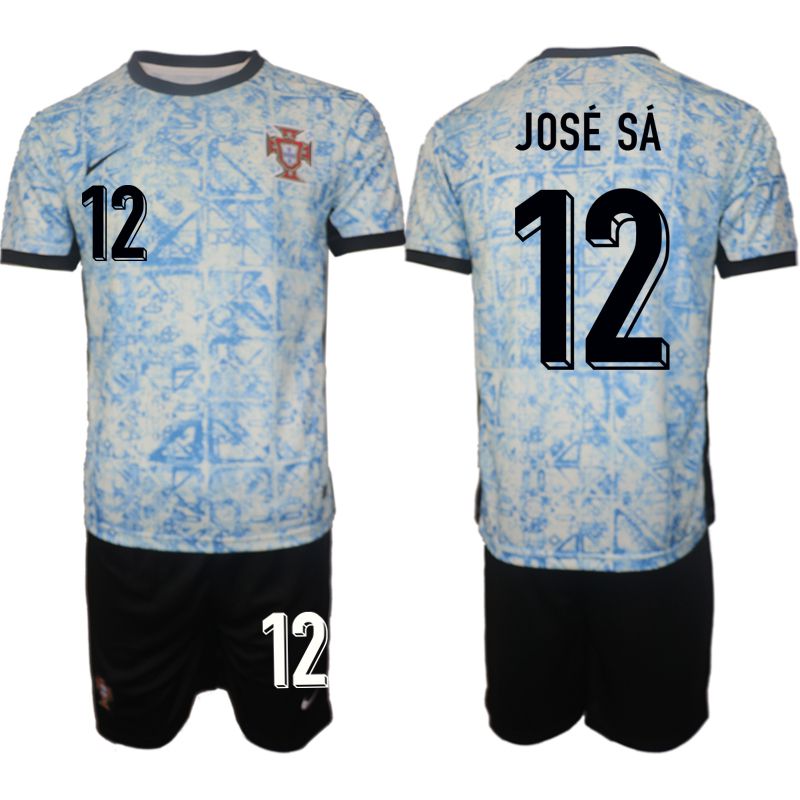 Men 2024-2025 Season Portugal away black #12 Soccer Jersey